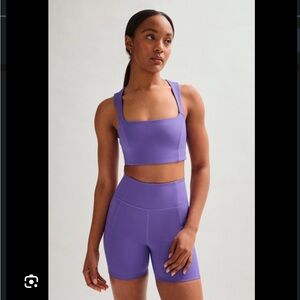 Girlfriend Collective Natalie Bra in Aurora Purple